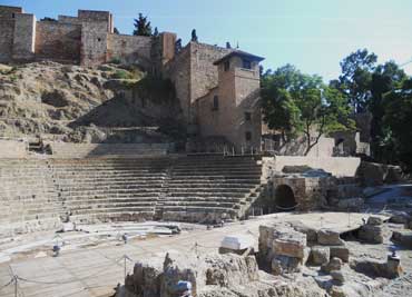 Tour Malaga. Roman theater