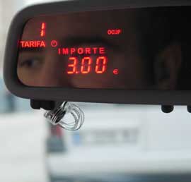 Taximeter officially regulated prices